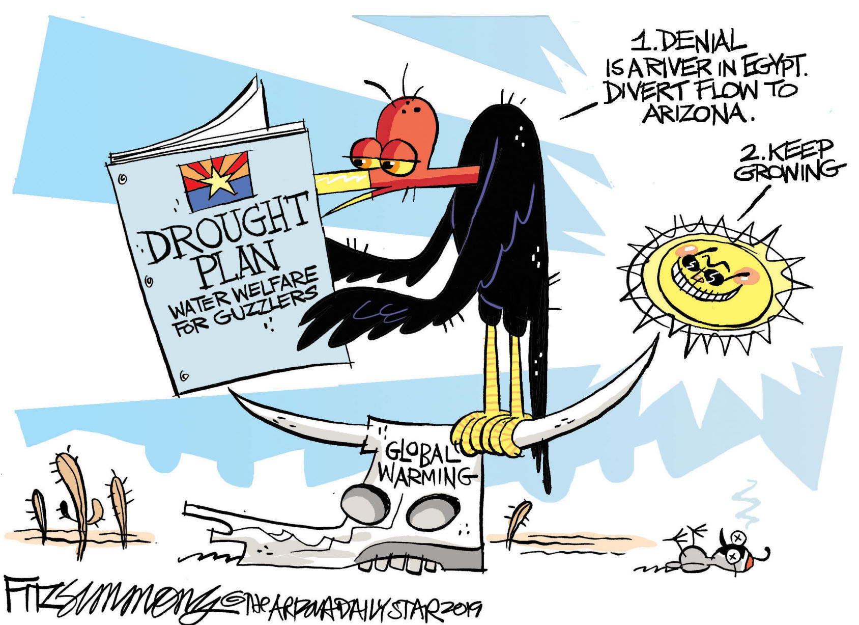 Daily Fitz Cartoon: Water